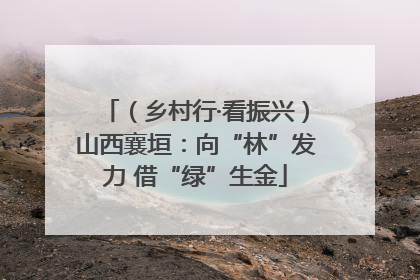 （乡村行·看振兴）山西襄垣：向“林”发力 借“绿”生金