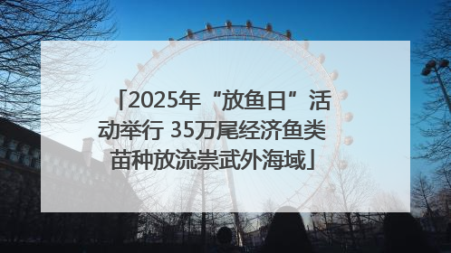 2025年“放鱼日”活动举行 35万尾经济鱼类苗种放流崇武外海域
