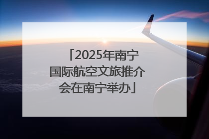 2025年南宁国际航空文旅推介会在南宁举办