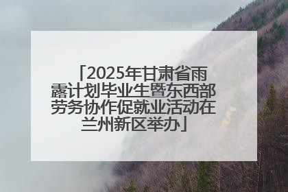 2025年甘肃省雨露计划毕业生暨东西部劳务协作促就业活动在兰州新区举办
